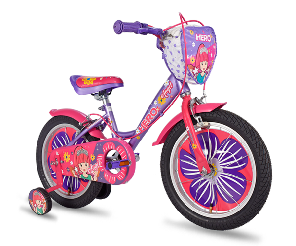 Buy Hero Angel 16T Bicycle for Kids | Ideal for Girls (Pink) on EMI