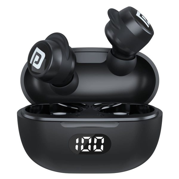 Buy Portronics Harmonics Twins S5 Smart Tws Earbuds With Led Display 15Hrs Playtime Bluetooth 5 2 Music Game Modes Voice Assistant Black on EMI