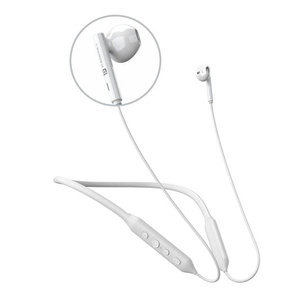 Buy Portronics Harmonics Z5 Wireless Bluetooth Stereo Headset with 33Hrs Playtime, Double EQ Mode, 14.2 mm Dynamic Drivers, Click Action Buttons(White) on EMI