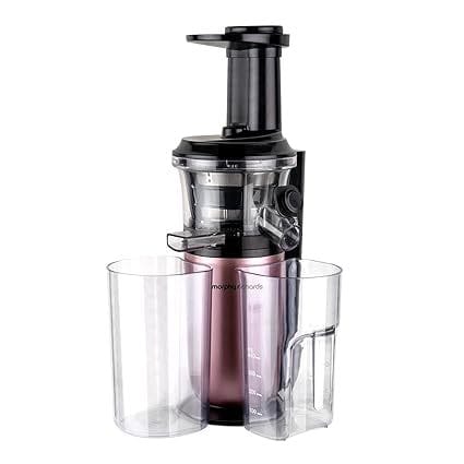Buy Morphy Richards Kenzo Cold Press Slow Juicer, 150 W Powerful Dc Motor, 60 Rpm Speed, With Stainless Steel Filter And Rev Button, Rose Gold, 150 Watt on EMI