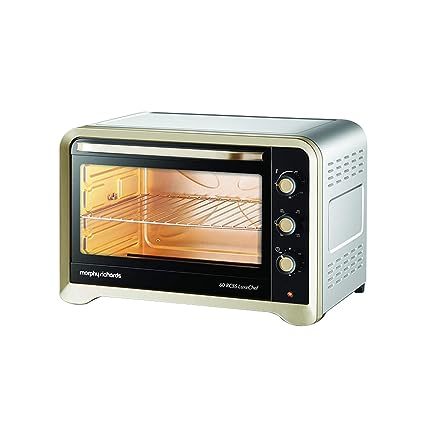 Buy Morphy Richards 60RCSS Luxe Chef Oven Toaster Griller, with Convection and Rotisserie Function (Gold, Regular, 60 Liter) on EMI