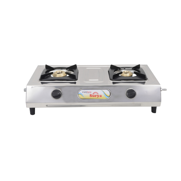Buy Brightflame - Stainless Steel 2 Burners Gas Stove CI - Big Body on EMI