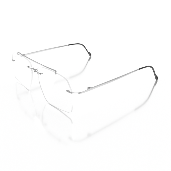 Buy Sam & Marshall Titanium Frame Unisex Eyeglasses Edgy naked Sneaky Silver on EMI