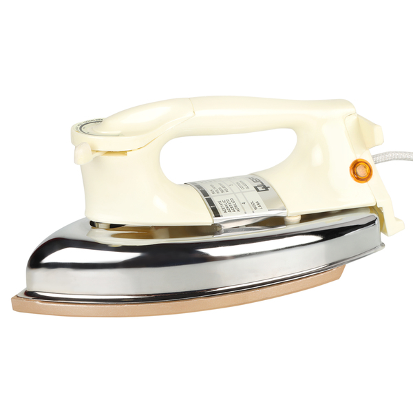 Buy Quba Electric Heavy Weight Golden Sole Plate Dry Iron -Prime Ivory on EMI