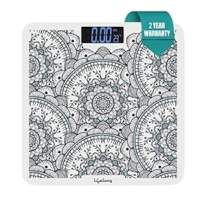 Buy Lifelong Nimbus LLWS81 Weighing Scale (Indian Cultural Series - Orissa)|Digital Weight Machine for Body Weight|6mm Thick Tempered Glass with LCD Display|Bathroom Weighing Scale (2 Year Warranty, Grey) on EMI