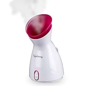 Buy Lifelong LLS45 Warm Mist Facial Steamer, With UV Sterilisation, Cough, Cold and Moisturising Face Steamer for Facial, Skin Care Home Facial Spa Steamer Face Humidifier Atomizer for Sauna, Salon, Unclog Pores (1 Year Warranty, Pink) on EMI