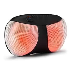 Buy Lifelong LLM369 Cushion Massager and Body Massager with Heat and Strong 8 Deep Kneading nodes for Back, Neck, Shoulders Muscle Pain Relief and Portable Massager (1 Year Warranty, Black) on EMI