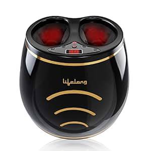 Buy Lifelong LLM432 Air Bag Foot Massager | Shiatsu Foot Massager Machine with Soothing Heat, Deep Kneading Therapy, Air Compression, for Blood Circulation and Foot Wellness, Brown on EMI