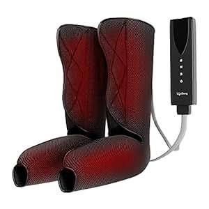 Buy Lifelong Llm522 Multifunctional Rechargeable Air Pressure Massager-For Calves|Air Compression Massager|With Heat & Vibration|Foot, Calf, Leg & Arm Massager For Pain Relief (1 Year Warranty, Black) on EMI