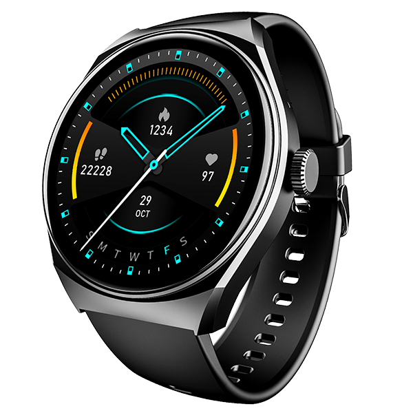 Buy boAt Lunar Seek Premium Smartwatch with Bluetooth Calling, Functional Crown, 100+ Sports Modes, IP67 rating (Active Black) on EMI