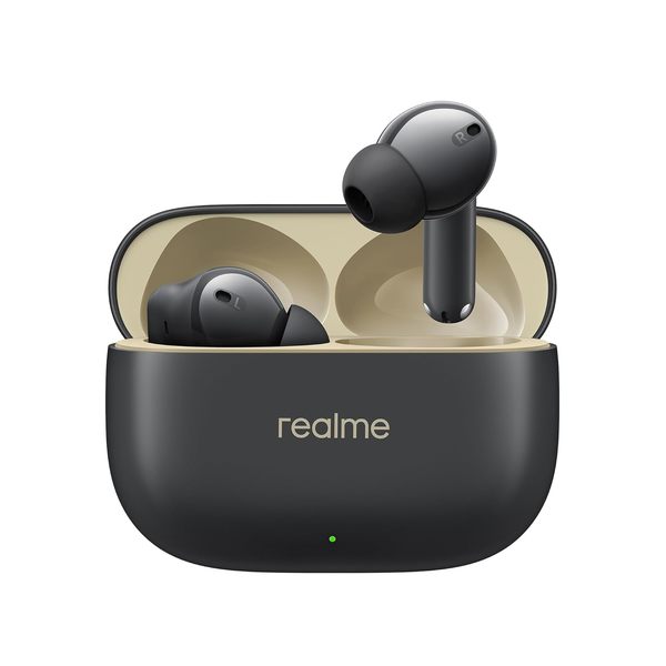 Buy Realme Buds T300 Truly Wireless In Ear Earbuds With 30Db Anc Stylish Black on EMI