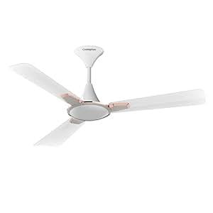 Buy Crompton Premion Aura2 Prime 1200Mm Bee Star Rated Pearl White Titanium Ceiling Fan on EMI