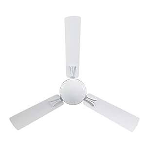Buy Luminous Audie 1200Mm Bee 2-Star Rated Energy Efficient 50Watt High Speed Sparkle White Ceiling Fan on EMI