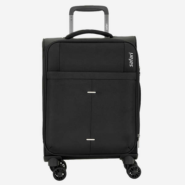 Buy Safari Airpro 40% Lighter Soft Luggage with TSA Lock, Dual Wheels, Detailed interiors and Expander - Black (Large) on EMI