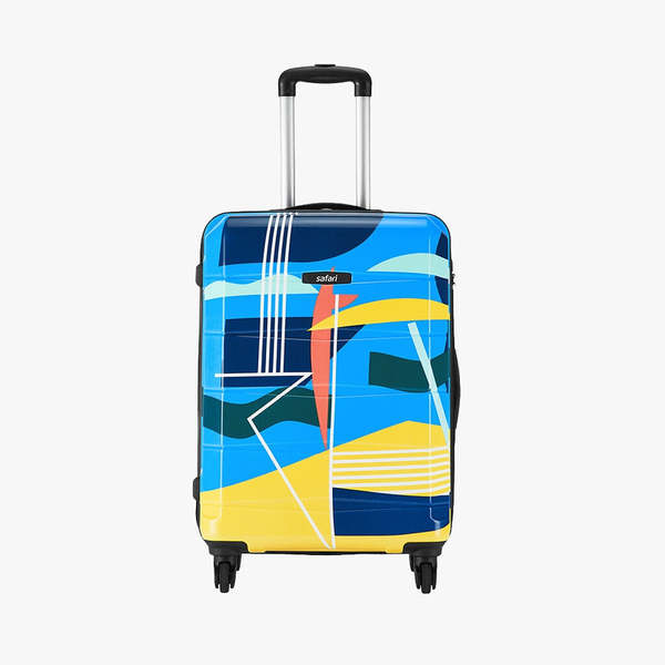 Buy Safari Regloss Detour Hard Luggage - Printed (Medium) on EMI