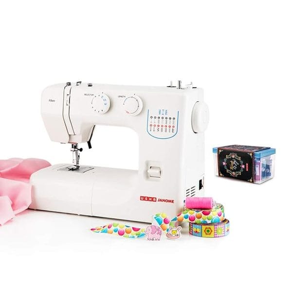 Buy Usha Janome Allure Automatic Zig-Zag Electric Sewing Machine || 13 Built-In-Stitches || 21 Stitch Function (White) With Complementary Sewing Lessons In Nine Languages on EMI