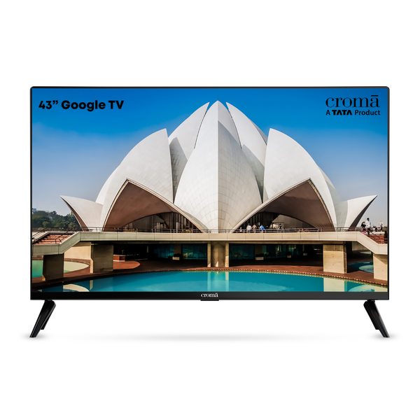 Buy Croma (43 Inch) Full Hd Led Smart Google Tv With Bezel Less Display (2023 Model) (1.5) - A Tata Product on EMI