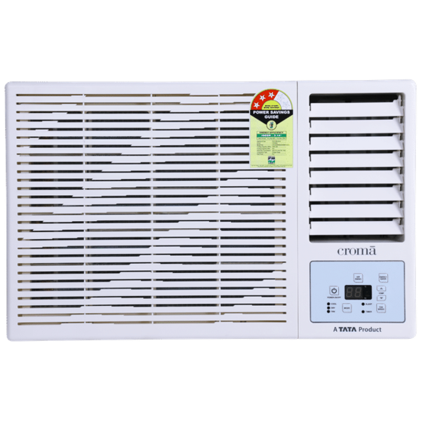 Buy Croma 0.75 Ton 3 Star Window Ac (2023 Model, Copper Condenser, Dust Filter) With 1 Year Warranty (White) - A Tata Product on EMI