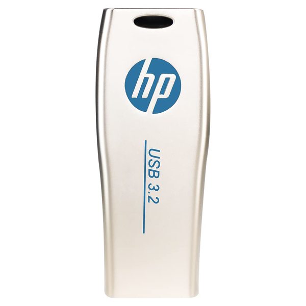 Buy HP USB 3.2 Light Golden Flash Drive 64GB X779w, Metal Silver on EMI
