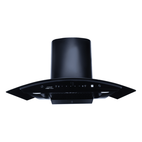 Buy Croma 90cm 1300m3/Hr Ducted Auto Clean Wall Mounted Chimney With Touch & Gesture Control (Black) 1 Year Warranty - A Tata Product on EMI