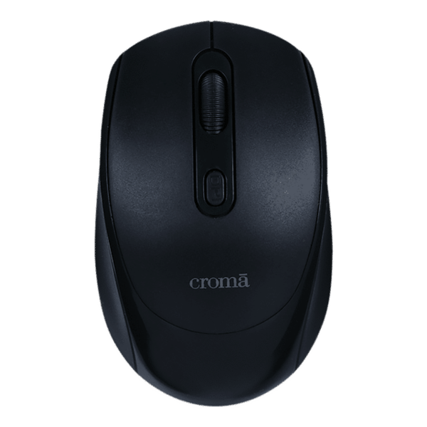 Buy Croma Wireless Optical Mouse (Variable Dpi Up To 1600, Compact & Lightweight Design, Black) (Black) - A Tata Product on EMI