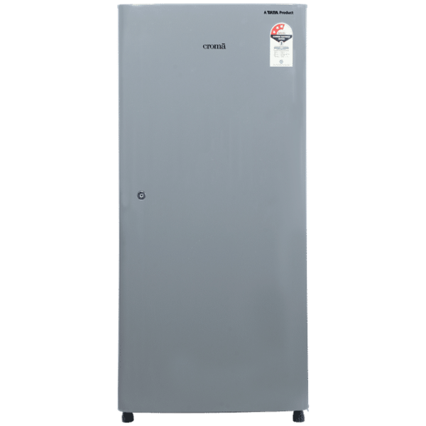 Buy Croma 185 Litres 3 Star Direct Cool Single Door Refrigerator With Inverter Compressor (Solid Grey) 1 Year Warranty- A Tata Product on EMI