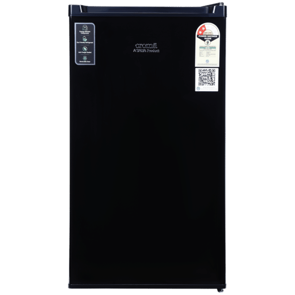 Buy Croma 84 Litres 2 Star Direct Cool Single Door Refrigerator With Reversible (Black) 1 Year Warranty - A Tata Product on EMI