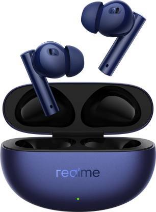 Buy Realme Buds Air 5 With 50Db Anc 12 4Mm Dynamic Bass Driver And Upto 38 Hours Playback Bluetooth Headset Deep Sea Blue on EMI