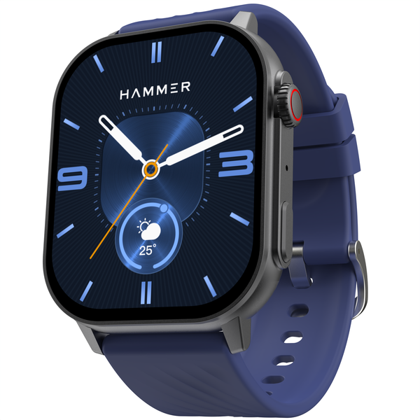 Buy Hammer Arctic 2.04" Super Amoled Display Bluetooth Calling Smartwatch Midnight Blue on EMI