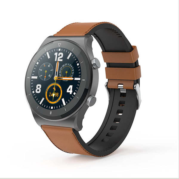 Buy Pebble Revo 1.30" ( 3.30 cm) Bluetooth Calling, SPO2,Health Suite, Multiple Sports Modes, Sedentary alert, Alarm & Notification Tan Leather on EMI