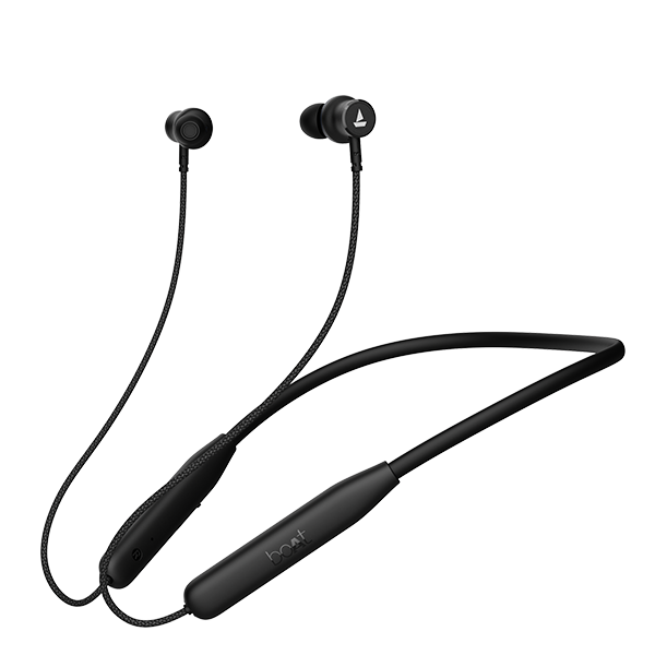 Buy Boat Rockerz 110 Wireless Earphone with 40H Playback, ASAP Charge, Dual Pairing, ENx Technology, BEAST Mode Active Black on EMI