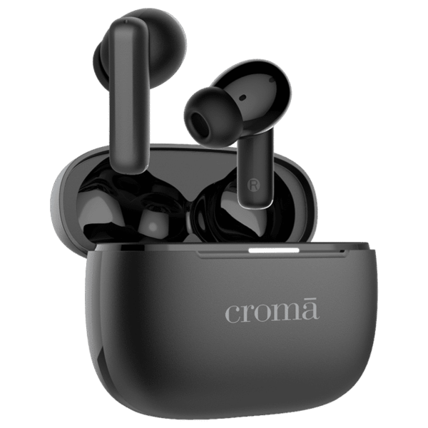Buy Croma Ia731 Tws Earbuds With Active Noise Cancellation Ipx5 Water Resistant Fast Charging Black on EMI