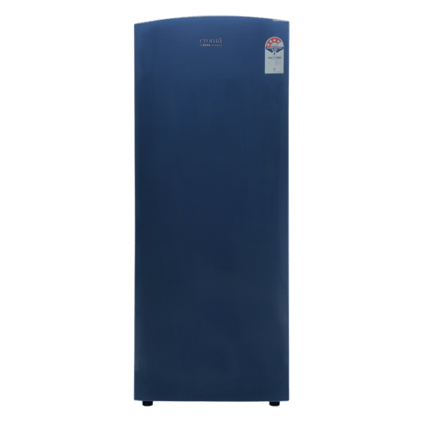 Buy Croma 206 Litres 4 Star Direct Cool Single Door Refrigerator With Inverter Compressor (Blue) 1 Year Warranty - A Tata Product on EMI