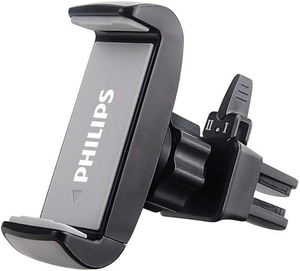 Buy Philips DLK1411AB/97 - Mobile Phone Holder Car - for Smartphone, GPS, Phablet - 360 Degree Rotation - Black on EMI