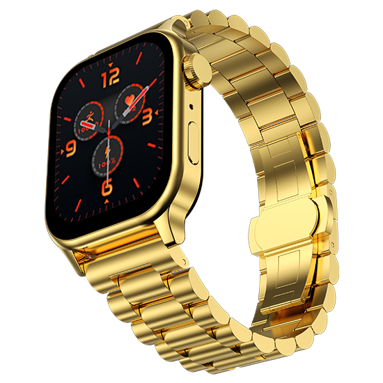 Buy Fire Boltt Rise Luxe Smartwatch Metal Edition With 1.85 Hd Display, Bluetooth Calling, 123 Sports Modes, In Built Games, And Health Monitoring Gold (Gold) on EMI