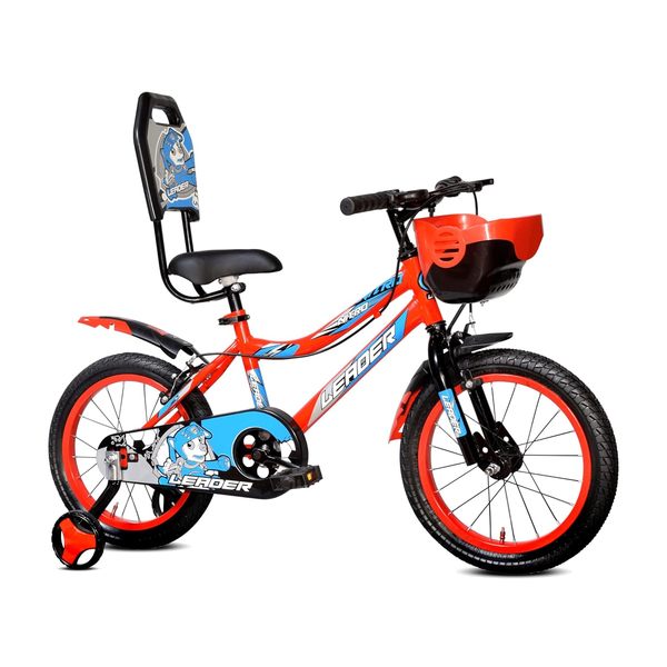Buy Leader Cycles Nitro Kids 16T Cycle Bike (SEMI-Assembled) with Steel Frame for Boys and Girls | Ideal for Age Group 5-7 Years | Frame: 10 Inches on EMI