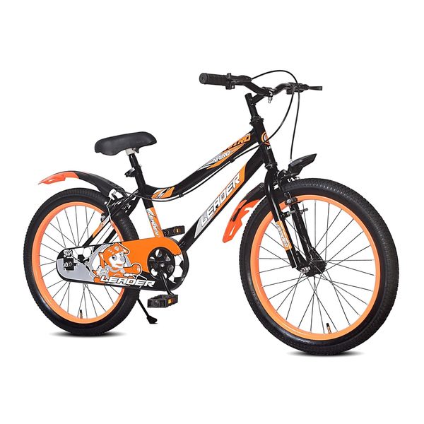Buy Leader Cycles Nitro Kids 20T Cycle Bike (SEMI-Assembled) with Steel Frame for Boys and Girls | Ideal for Age Group 7-10 Years | Frame: 12 Inches on EMI