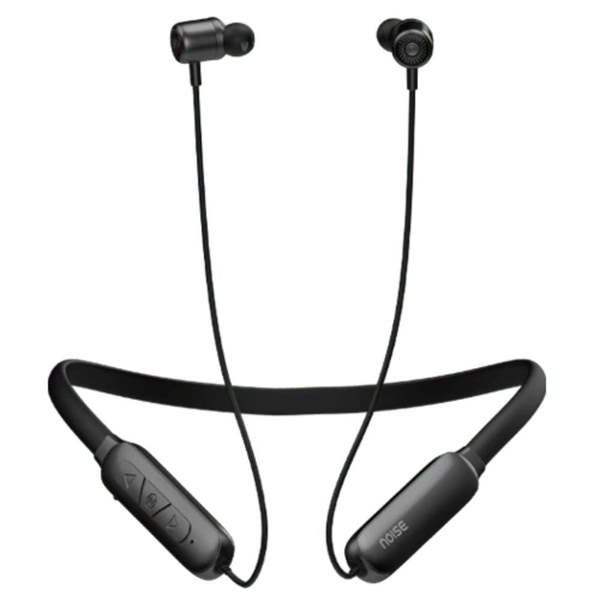 Buy Noise Newly Launched Bravo Bluetooth in Ear Neckband with Upto 35 Hours of Playtime, Instacharge (10-min Charge=10-hrs Playtime), ESR,10mm Driver, Dual Pairing and BT v5.2 (Jet Black) on EMI