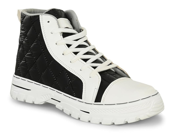 Buy Woyak Casual Liteweight Shoes for Men Black & White on EMI