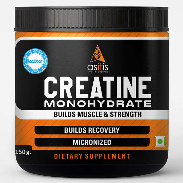 Buy AS-IT-IS Nutrition Pure Creatine Monohydrate for Muscle Building (150 gm) on EMI