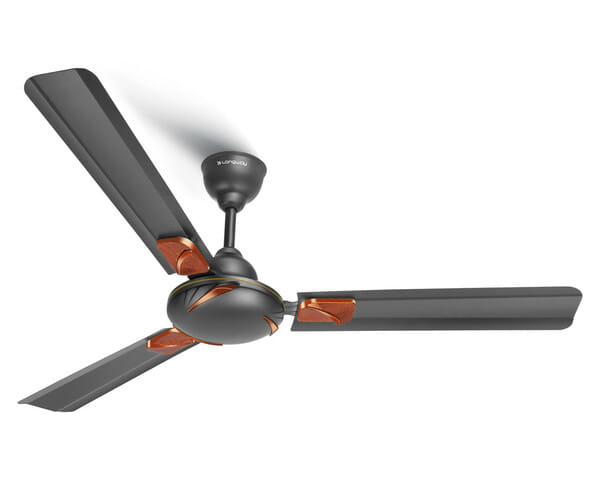 Buy Longway Creta P1 1200 mm/48 inch Ultra High Speed 3 Blade Anti-Dust Decorative 1-Star Rated Ceiling Fan (Smoked Brown, Pack of 1) on EMI