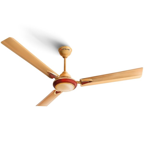 Buy Longway Starlite-1 P1 1200 mm/48 inch Ultra High Speed 3 Blade Anti-Dust Decorative 5-Star Rated Ceiling Fan (Golden Beige, Pack of 1) on EMI