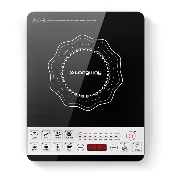 Buy Longway Cruiser IC 2000 W Induction Cooktop (Black, Push Button) on EMI