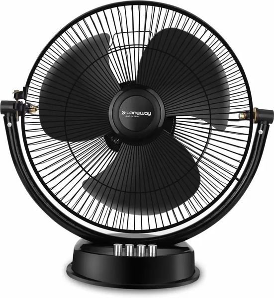 Buy Longway Speedy Black Table Fan, P1 300 mm, Ultra High Speed, 3 Blade, Decorative 5-Star Rated (Black, Pack of 1) on EMI