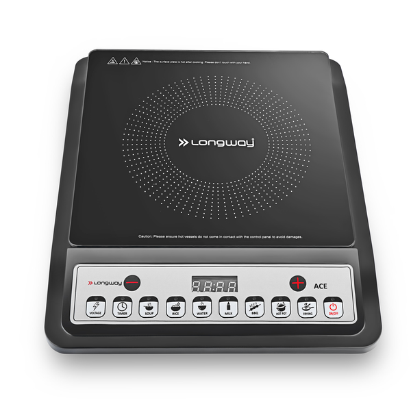 Buy Longway Ace IC 2000 W Induction Cooktop (Black, Push Button) on EMI
