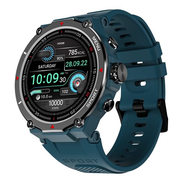 Buy NoiseFit Force 1.32 inch Bluetooth Calling Smartwatch (Teal Green) on EMI