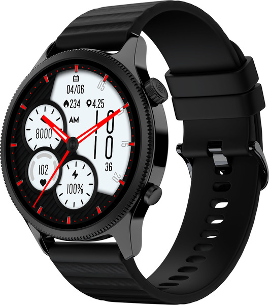 Buy NoiseFit Evolve 4 1.46 inch Bluetooth Calling Smartwatch Jet Black on EMI