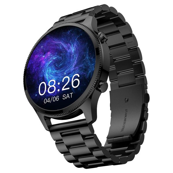 Buy NoiseFit Halo Plus Smartwatch 1.46" inch AMOLED Display Bluetooth Calling, 7 days Battery Life, IP68, Metal Body 100+ Sports Modes (Elite Black) on EMI