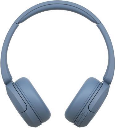Buy SONY WH-CH520 with 50 Hrs Playtime, DSEE Upscale, Multipoint Bluetooth Headset(Blue, On the Ear) on EMI