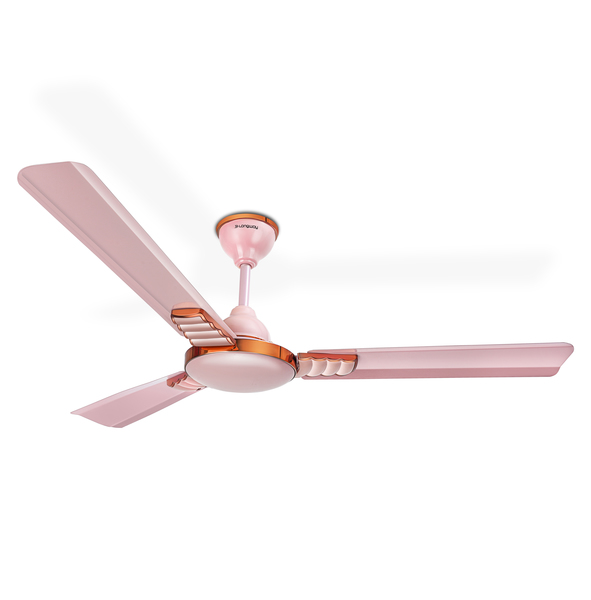 Buy Longway Wave P1 1200 mm/48 inch Ultra High Speed 3 Blade Anti-Dust Decorative Ceiling Fan (Rusty Pink, Pack of 1) on EMI